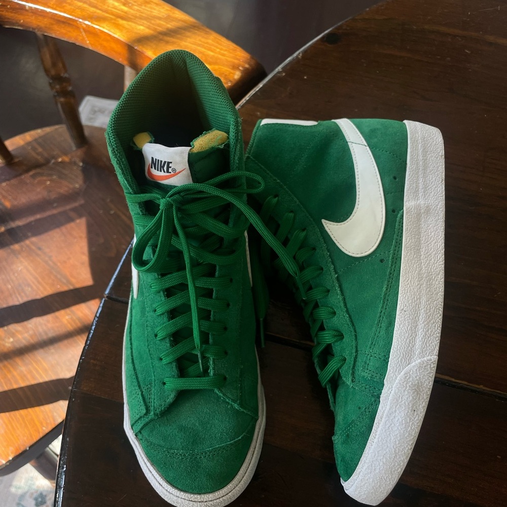 Nike Green High-Top Sneakers